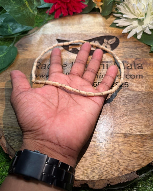 Original 1 Round Chara Tulsi Mala - Pure Dark Brown Tulsi Beads for Daily Wear