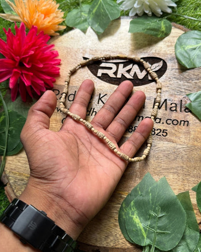 1 round radha beads tulsi mala - Pure Tulsi mala for devotees and everyday wear