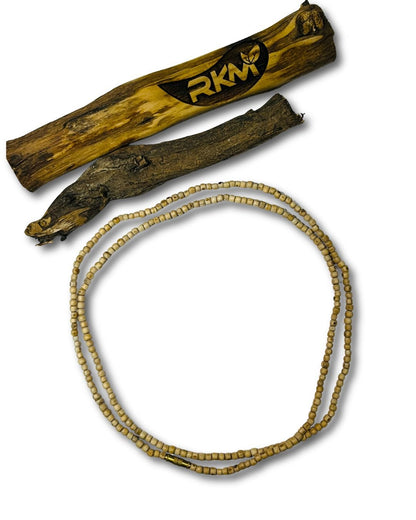 2 Round Tulsi Mala Round Beads made from original Tulsi wood