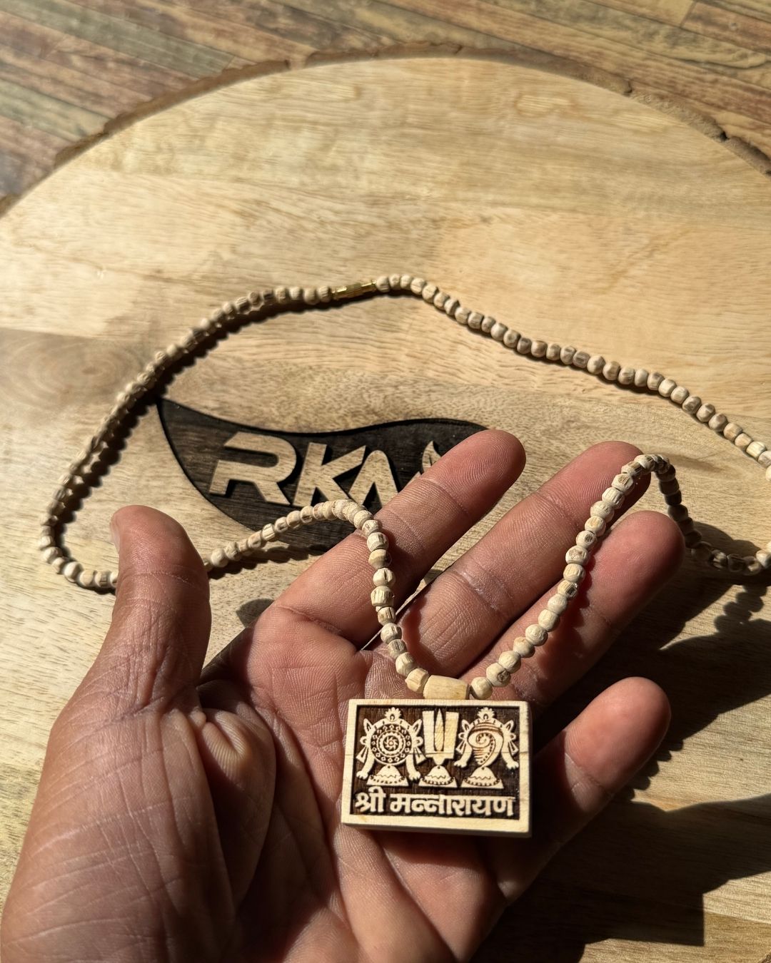 Authentic Shri Shriman Narayan Bhaktmal Tulsi Mala for daily devotional wear and chanting