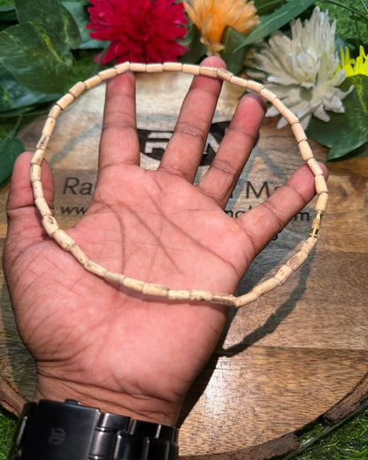 Original 1 Round Chara Tulsi Mala - Natural Sacred Tulsi Beads for Devotional Wear