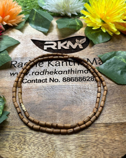 brown chara tulsi mala sacred Vaishnav style for daily devotional practice