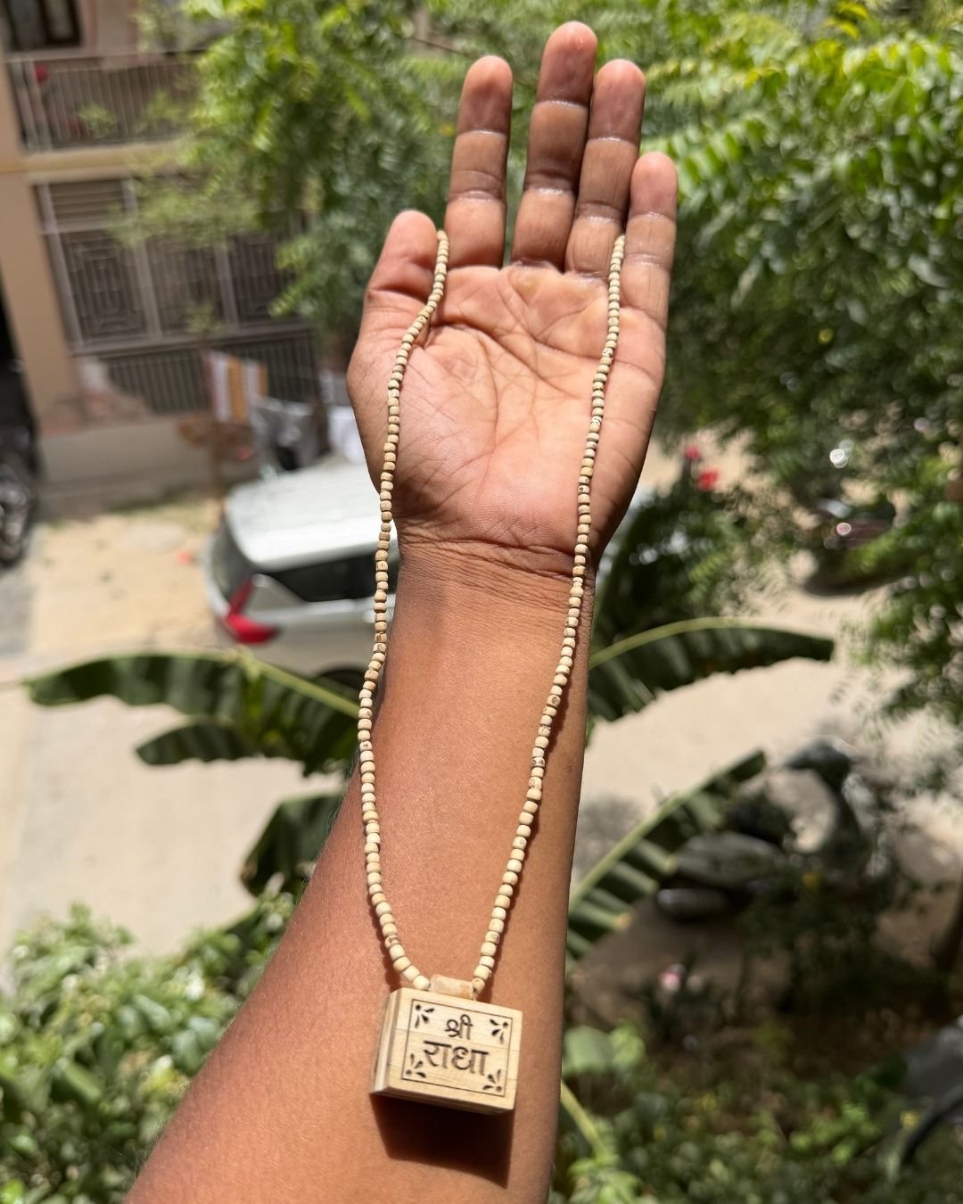 Handmade Original Tulsi Mala with Braj Raj and Jagannath Puri Mahaprasad