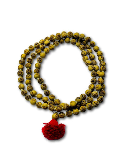Ram bhakt performing japa with natural tulsi mala for spiritual devotion