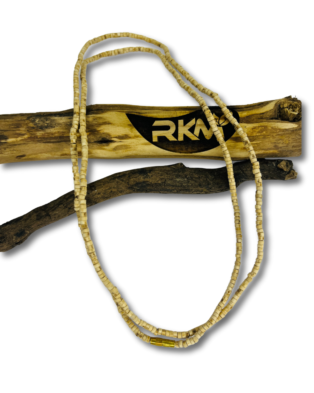 original tulsi mala 2 round for neck wear made from pure tulsi wood