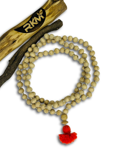 Real Tulsi Japa Mala for daily spiritual practice, mantra chanting, meditation, and devotional worship.