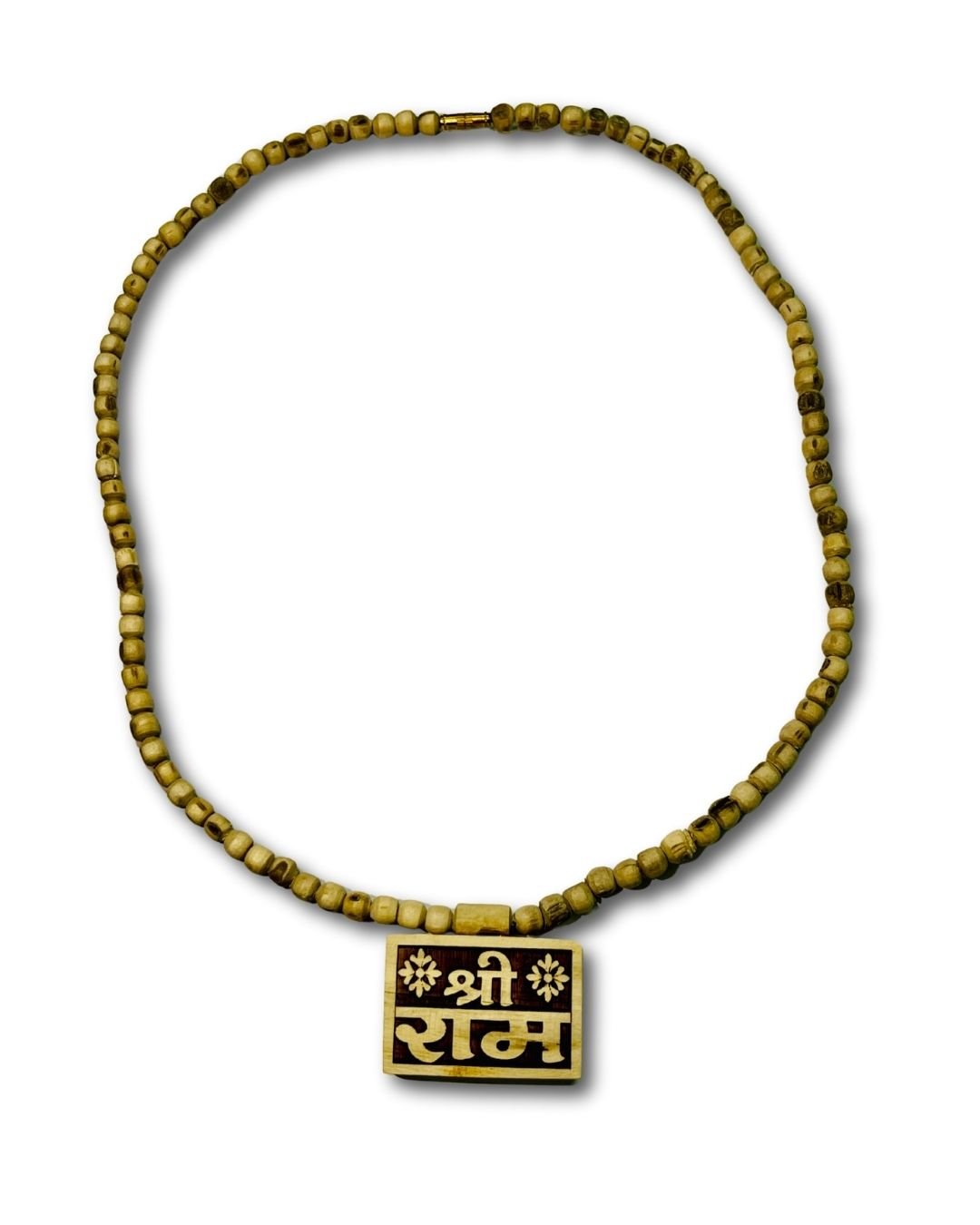 Shri Ram Bhaktmal Tulsi Mala front view Vaishnav kanthi