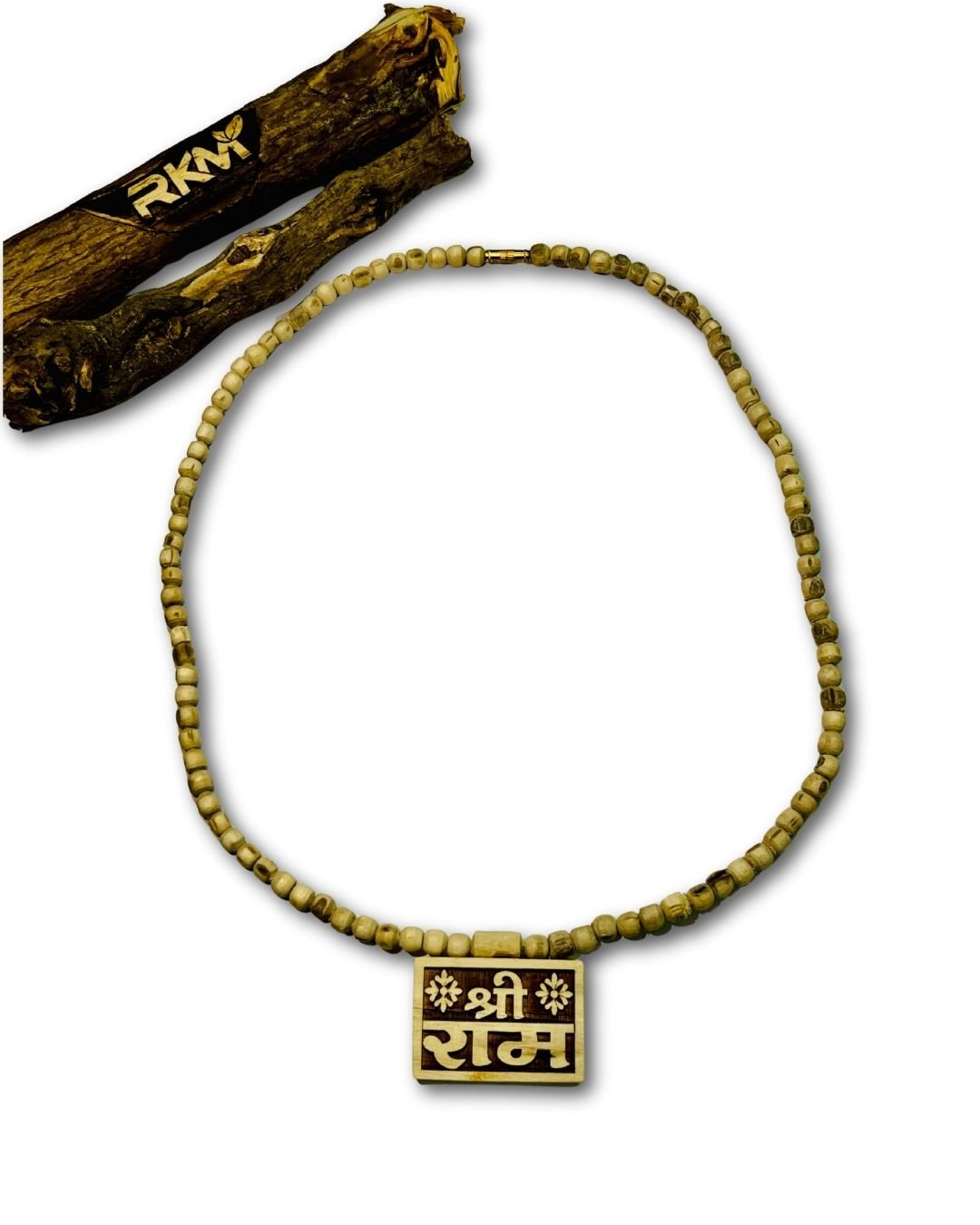 Wearing Shri Ram Bhaktmal Tulsi Mala kanthi
