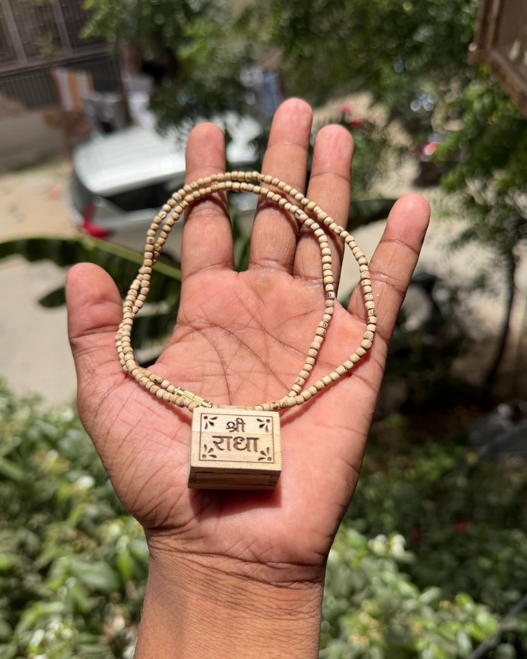 Small Bhaktmal Tulsi Mala with sacred devotional Bhaktmal Box