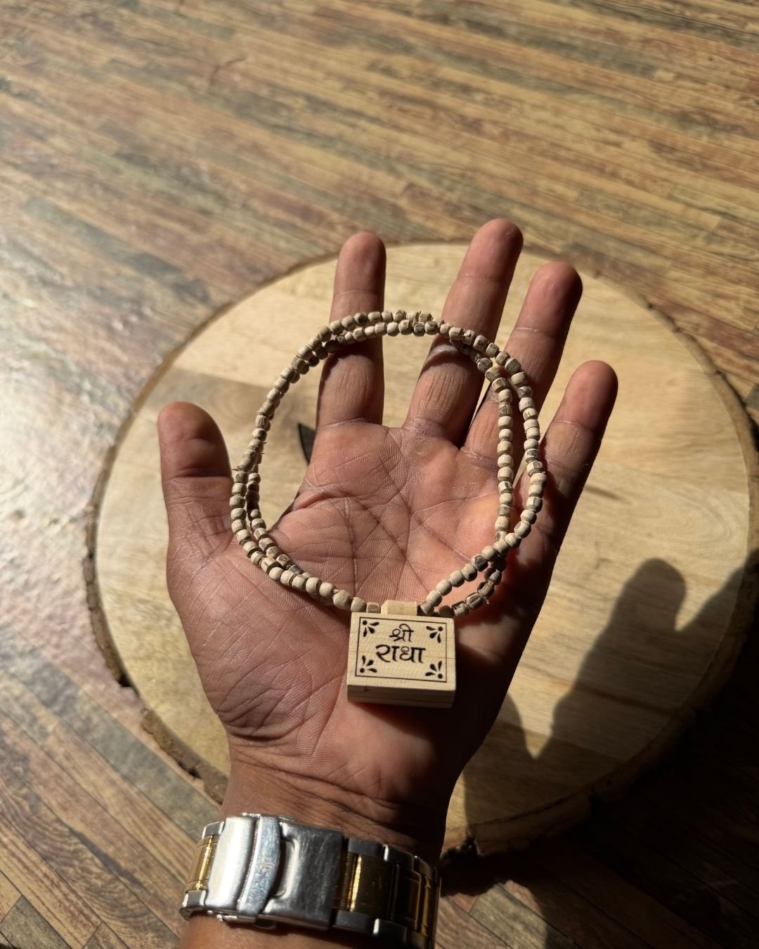Vrindavan Small Bhaktmal Tulsi Mala handmade for daily bhakti