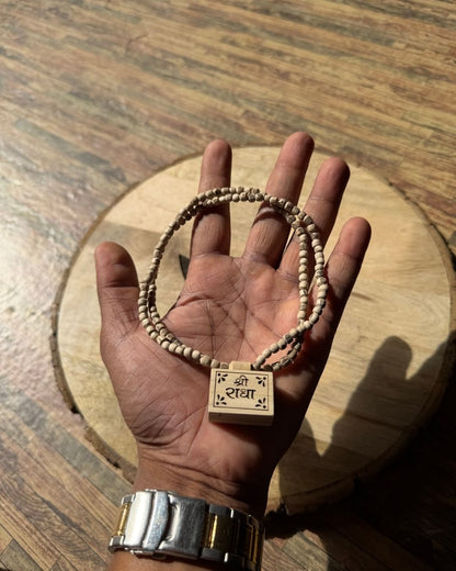 Vrindavan Small Bhaktmal Tulsi Mala handmade for daily bhakti