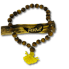 Brown Tulsi Sumarni handmade jap mala made from natural sacred tulsi wood beads for daily chanting, meditation, and spiritual practice