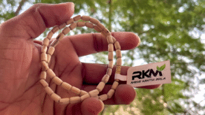 Original Tulsi Mala for neck made from pure Tulsi wood for daily spiritual wear