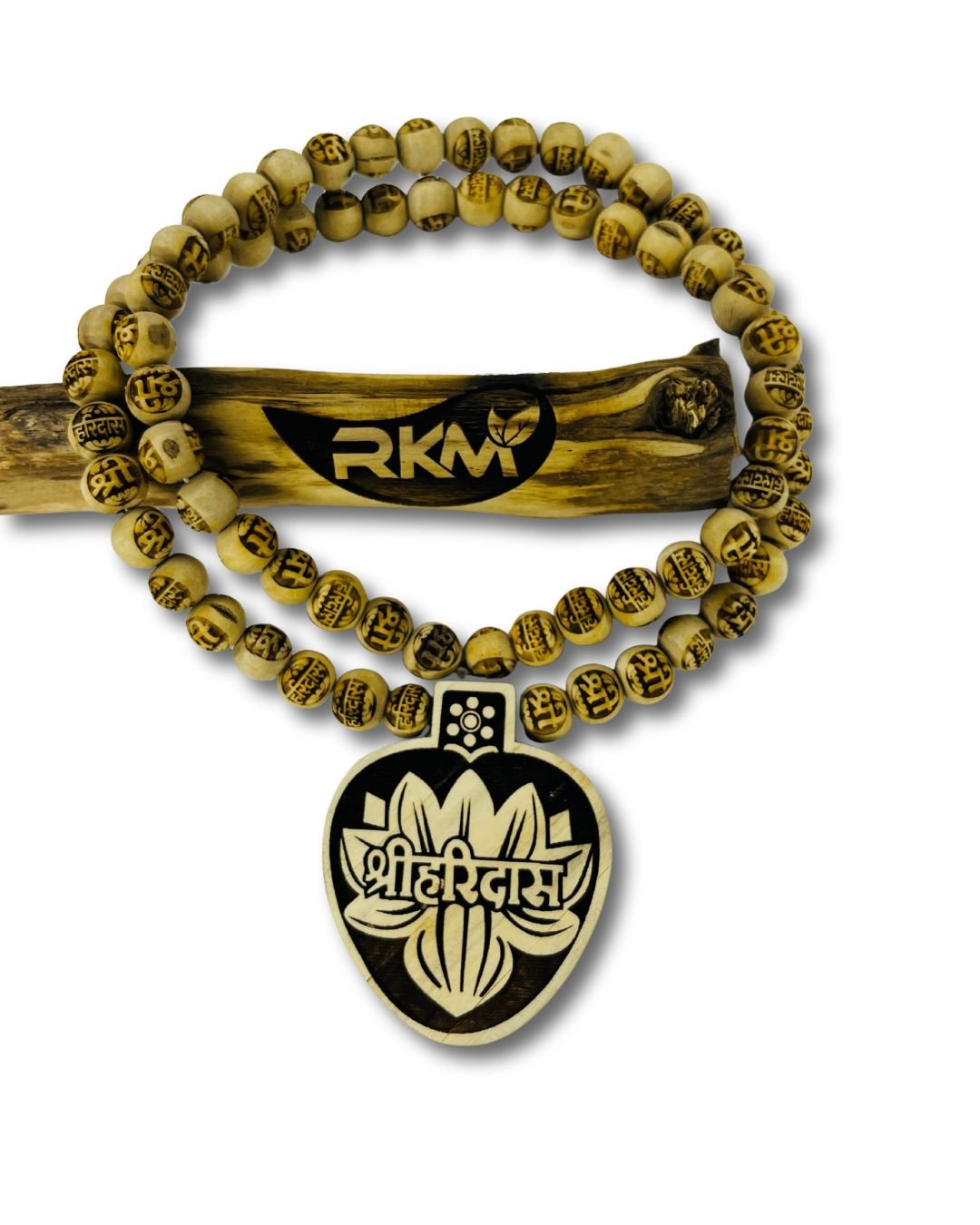 Haridas Tulsi Mala made from original Tulsi wood for Vaishnav devotional wear