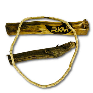 Single Round Tulsi Mala made from original natural Tulsi beads for daily spiritual wear