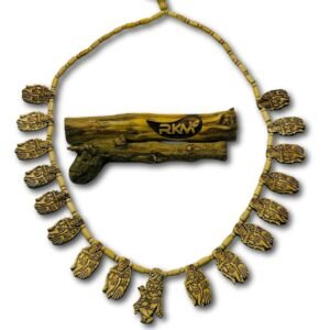 16 Patta Jugal Tulsi Mala full view with secure packaging