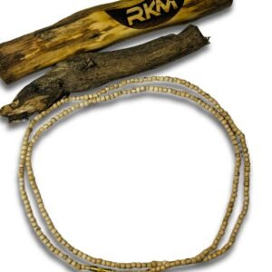 2 Round Tulsi Mala Round Beads worn around the neck for daily spiritual practice