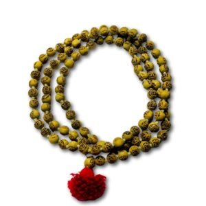 Ram bhakt performing japa with natural tulsi mala for spiritual devotion