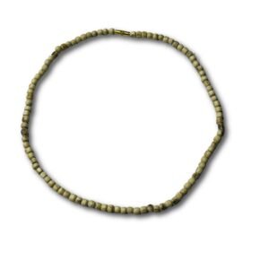 Single Round Tulsi Kanthi Mala made from natural Tulsi wood beads