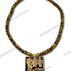 Ram Darbar Tulsi Mala featuring a divine pendant of Lord Ram and his court