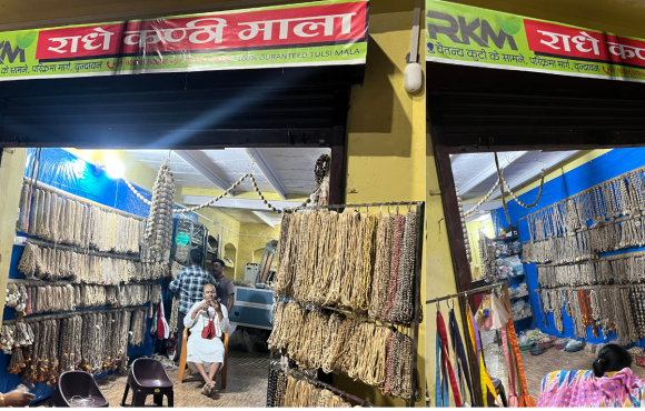 Tulsi Mala Store showcasing original Tulsi Mala and handmade Kanthi Mala